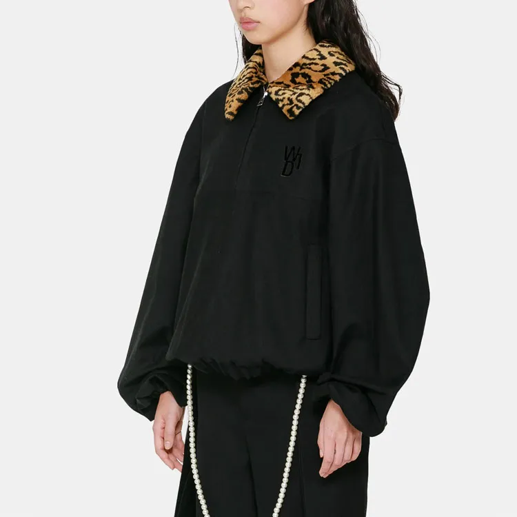 WE11DONE Parka Coats Unisex Black-4