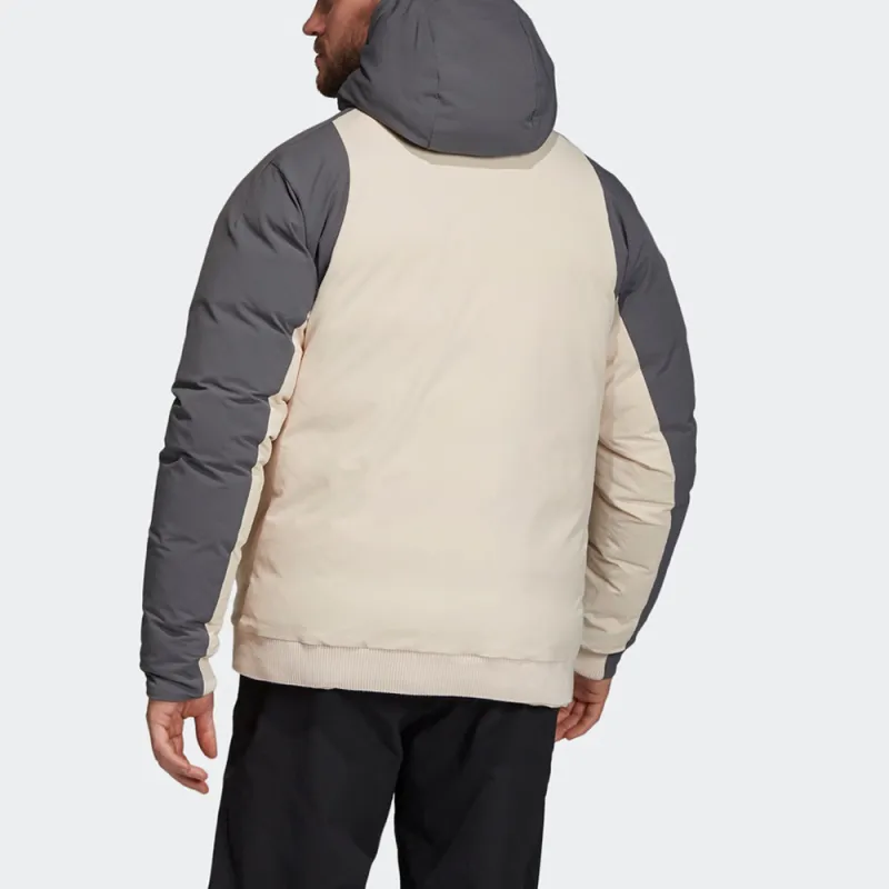 Adidas VRCT Down Jacket Men's Brown Gray Multicolor-3