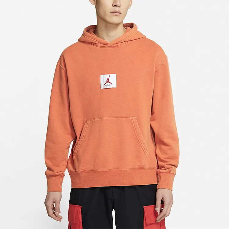 Jordan Flight Sweatshirts Men Mars Sunrise Red-3