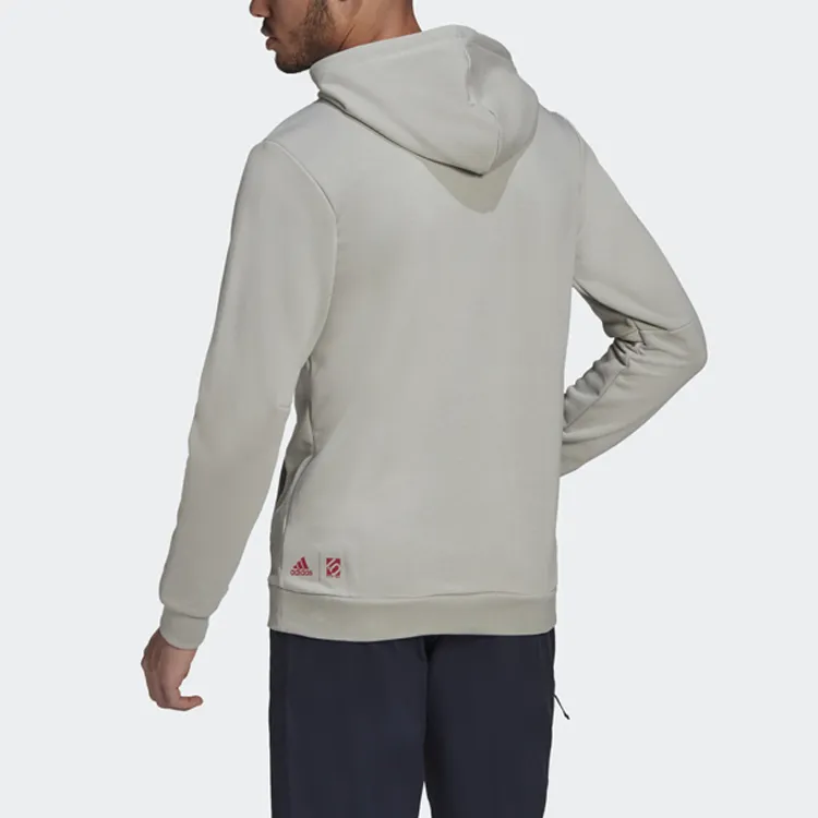 Adidas Sweatshirts Men Metallic Gray-4