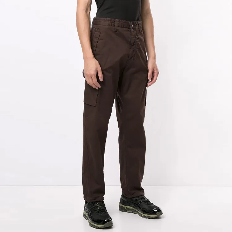 STONE ISLAND Cargo Pants Unisex Dark Umber-2