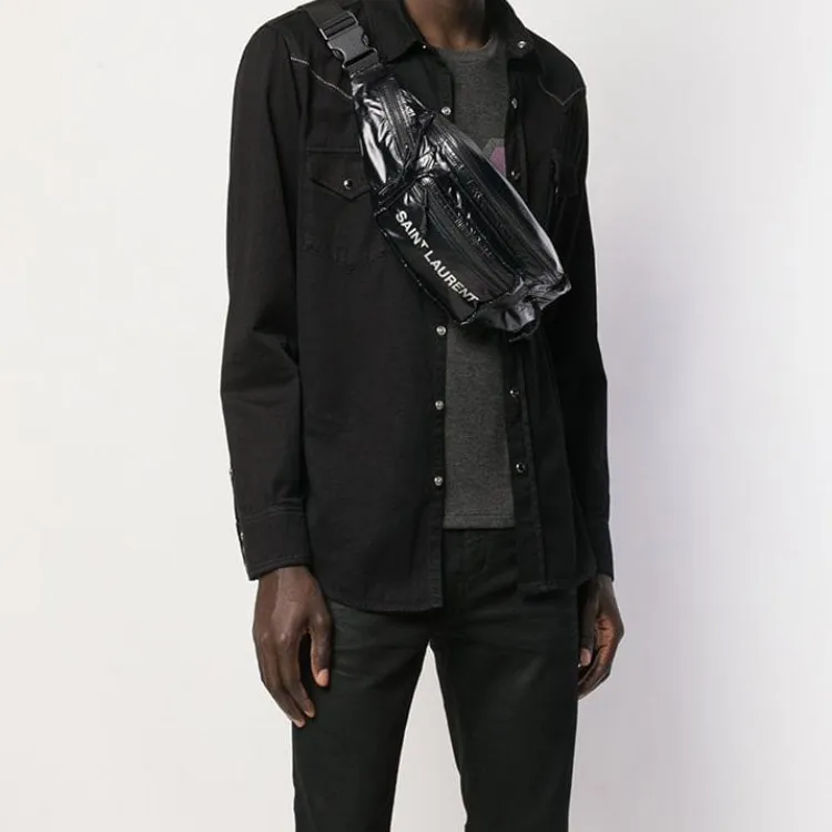 SAINT LAURENT Nuxx Crossbody Black-4