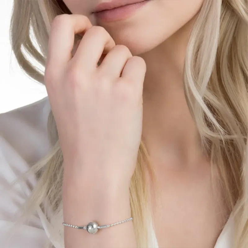 Pandora 925 Sterling Silver Bracelets Women's Silver-2