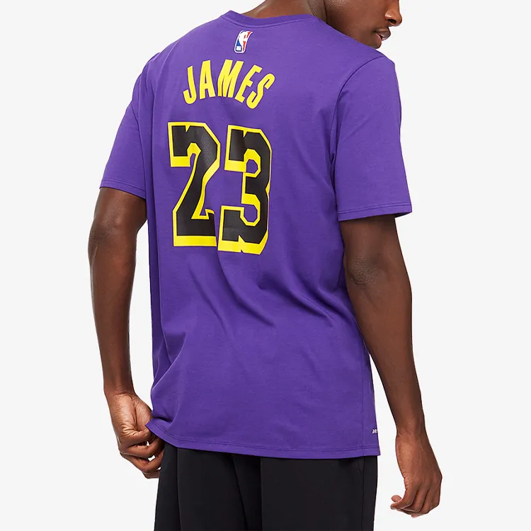 Nike T-Shirts Men Purple-4