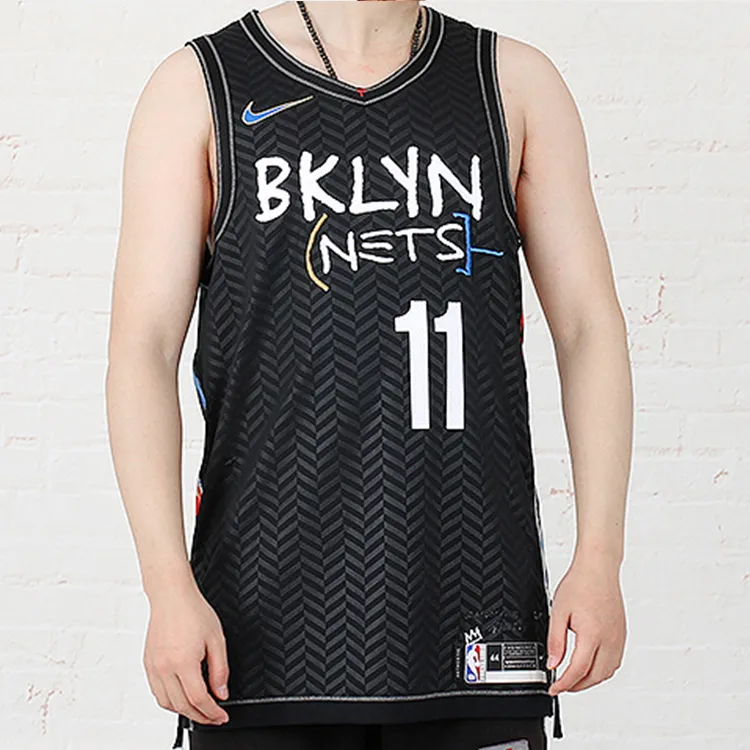 Nike X NBA Basketball Jerseys Men Black-3