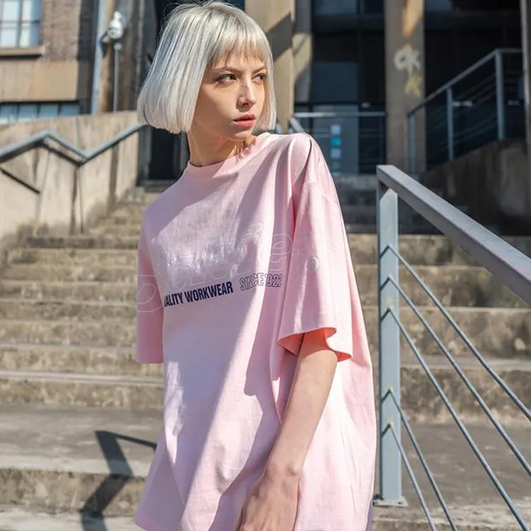 Dickies Straight T Shirt Unisex Cream Pink-3