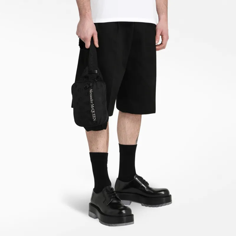 Alexander McQueen Polyamide Fanny Pack Men's Black-3