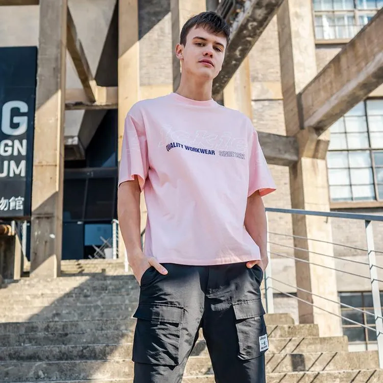 Dickies Straight T Shirt Unisex Cream Pink-6