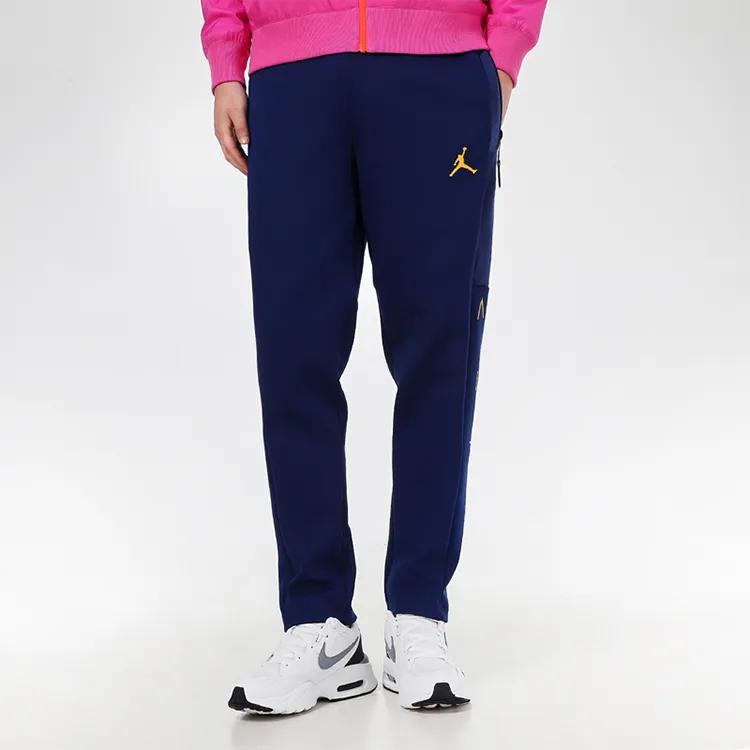 Jordan Knitted Sweatpants Men Blue-3