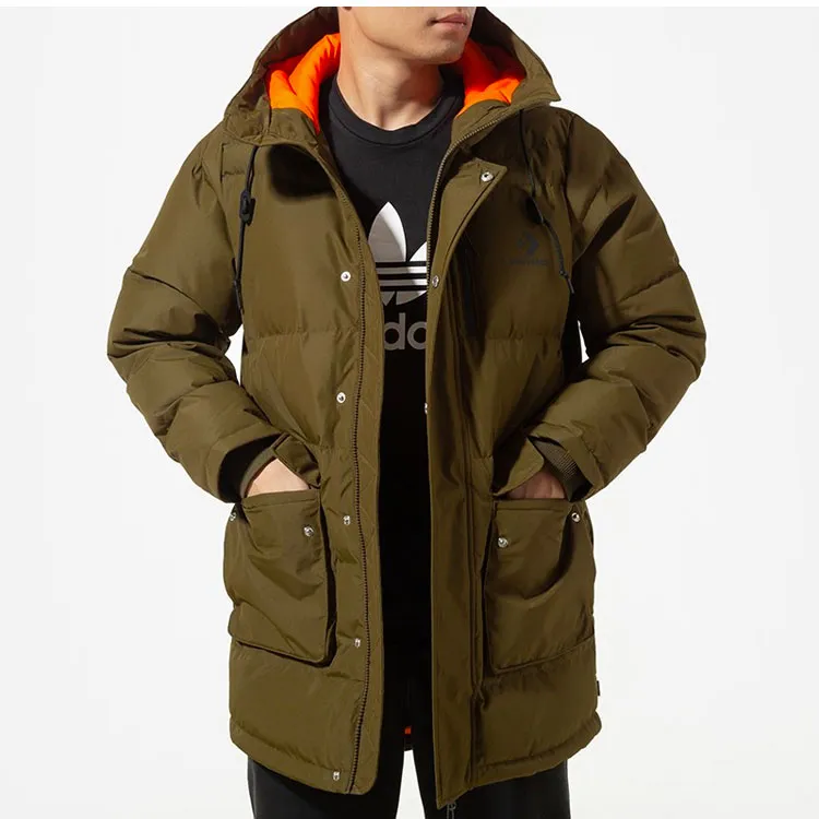 Converse Down Jacket Men's Olive-4