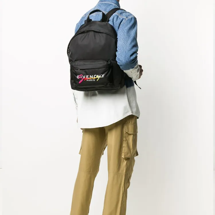 GIVENCHY Urban Fabric Backpack Unisex Black-4