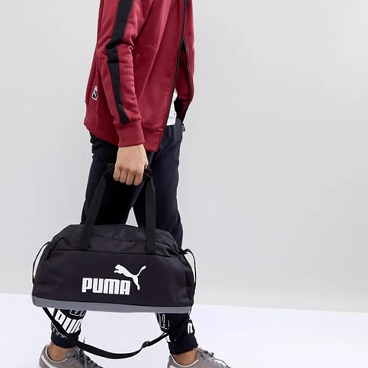 PUMA Fabric Shopping Bag Training Bag Handbag Regular Women's Black-3