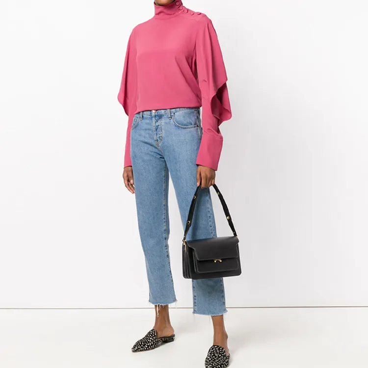MARNI Trunk Foldover Medium Shoulder Bag-4
