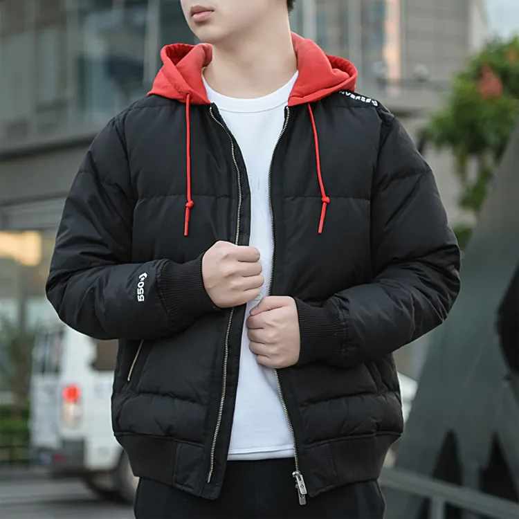 Converse Down Jackets Men Black-4