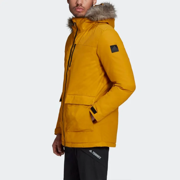 Adidas Puffer Jackets Men Yellow-4