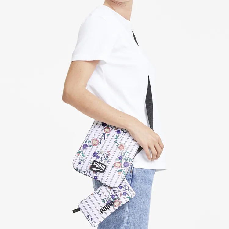 PUMA Fabric Shoulder Bag Crossbody Bag Regular Women's White-2