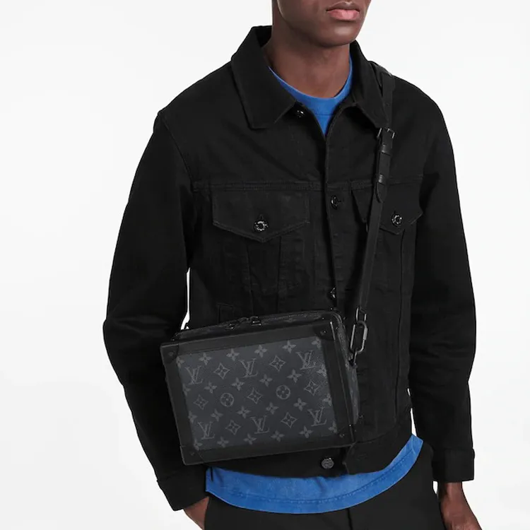 LOUIS VUITTON Soft Trunk Monogram Eclipse Black-5