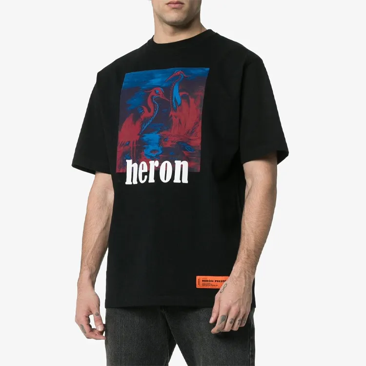 HERON PRESTON Heron Graphic T Shirt-3