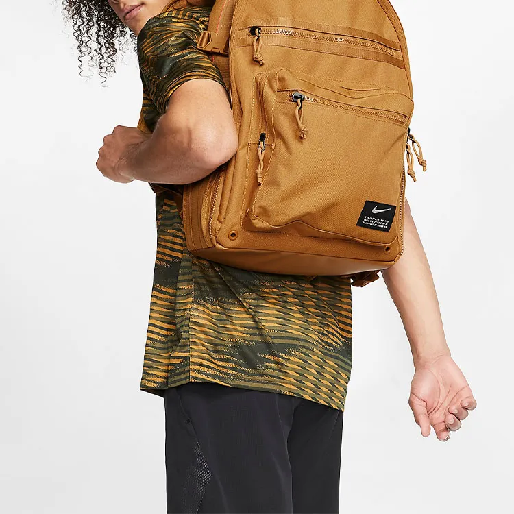 Nike Polyester Backpack Regular Men's Wheat-2