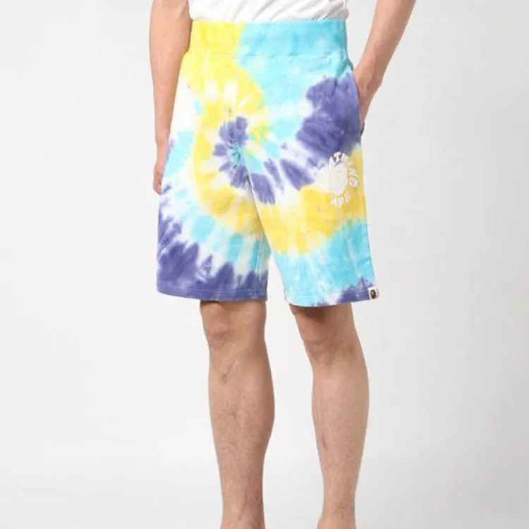 Bape Tie Dye Sweat Shorts-1