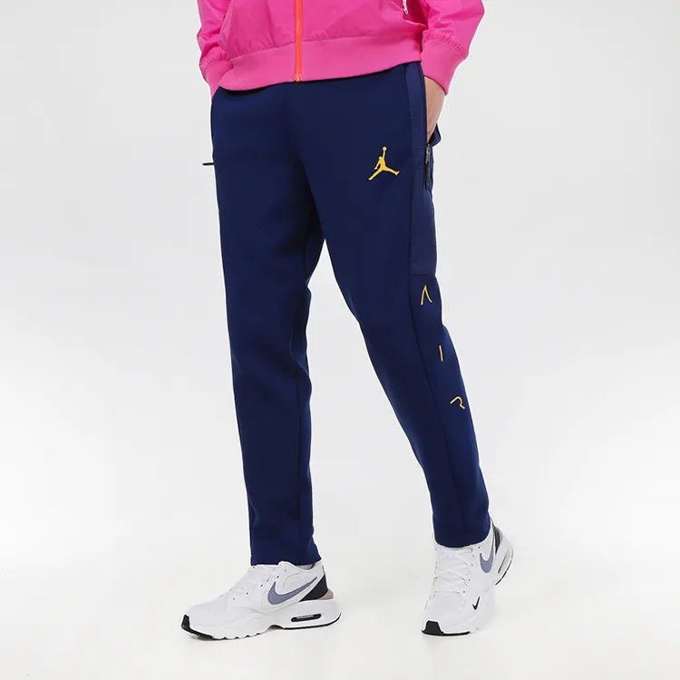 Jordan Knitted Sweatpants Men Blue-4