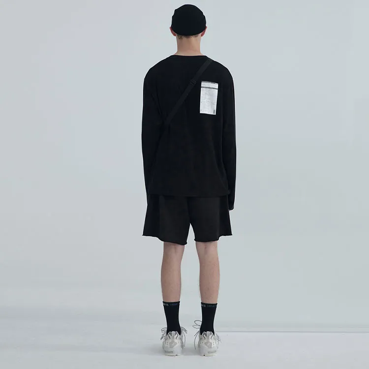 CHEMIST CREATIONS Straight Long-Sleeved T-Shirt Unisex Black-3