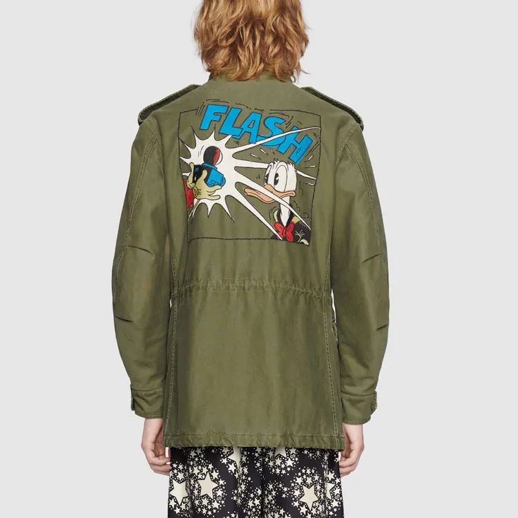 GUCCI X Disney Donald Duck Eco Washed Jacket-5