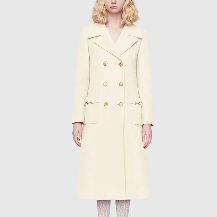 GUCCI Coats Women's White-1