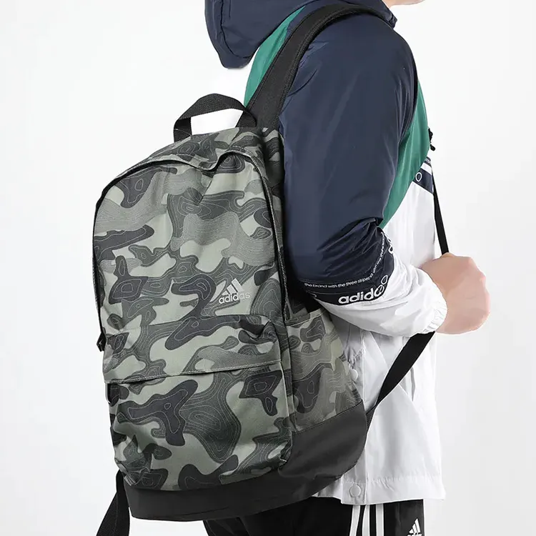 Adidas Polyester Backpack Regular Men's Ruined Green-4