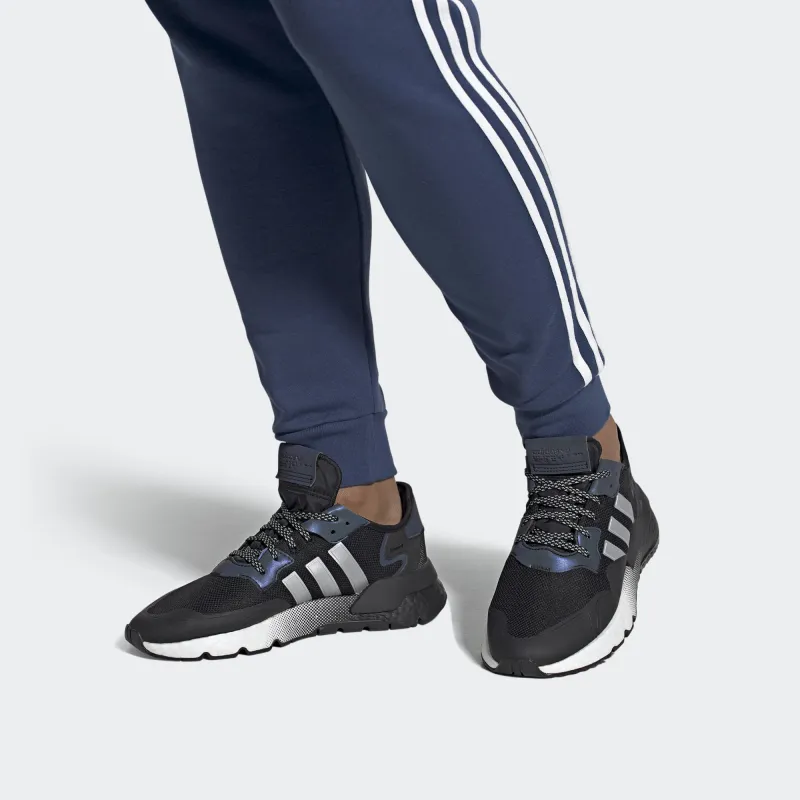 Adidas Originals Nite Jogger Silver Metallic Blue-6