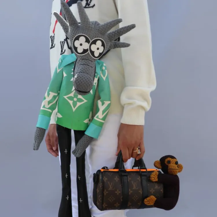 LOUIS VUITTON Croco Bag-5