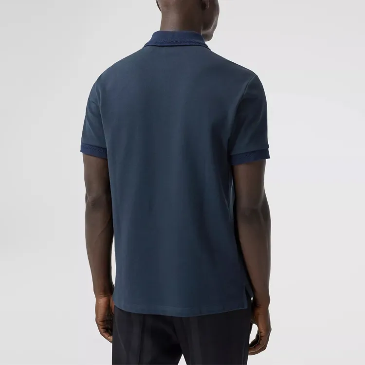 Burberry Polo Shirts Men Navy-3