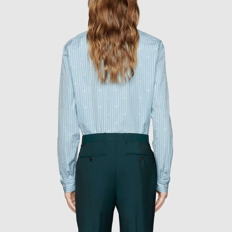 GUCCI GG jacquard Striped Shirt-2
