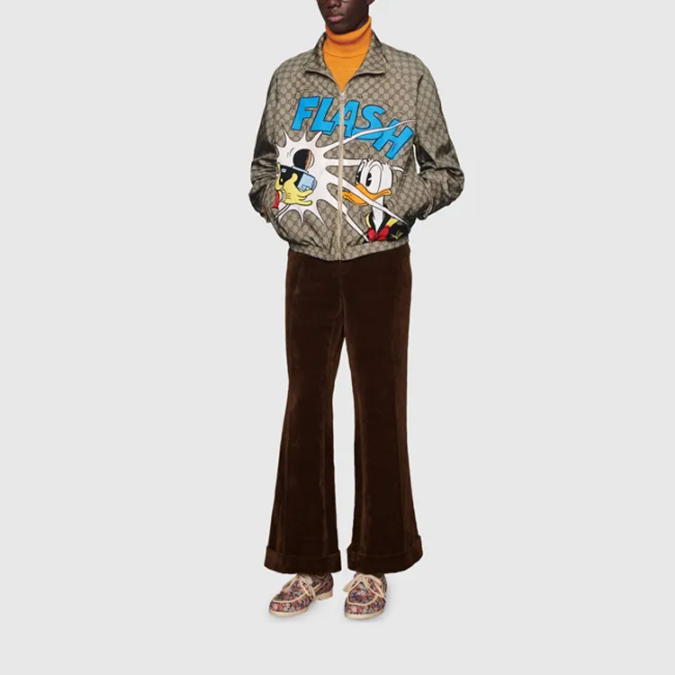 GUCCI X Disney Donald Duck Monogram Techno Jacket-3