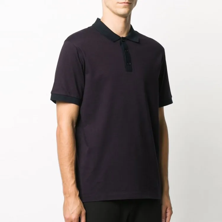 EMPORIO ARMANI Polo Shirt Men's Purple-1