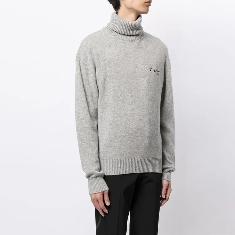 OFF WHITE SS21 Knitwear Unisex Gray-2