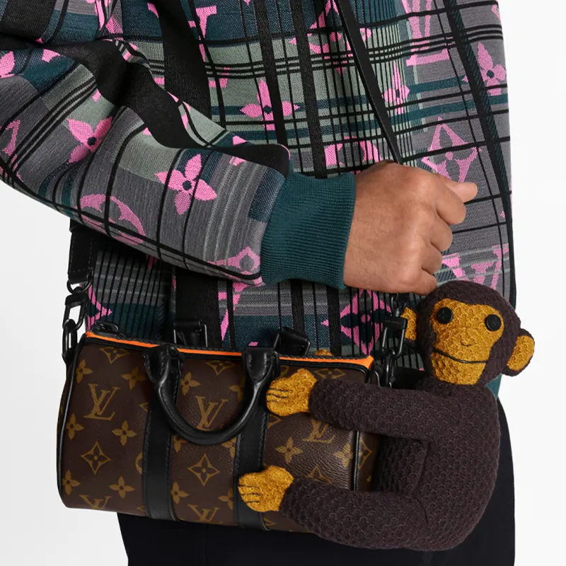 LOUIS VUITTON Keepall Xs Monkey-5