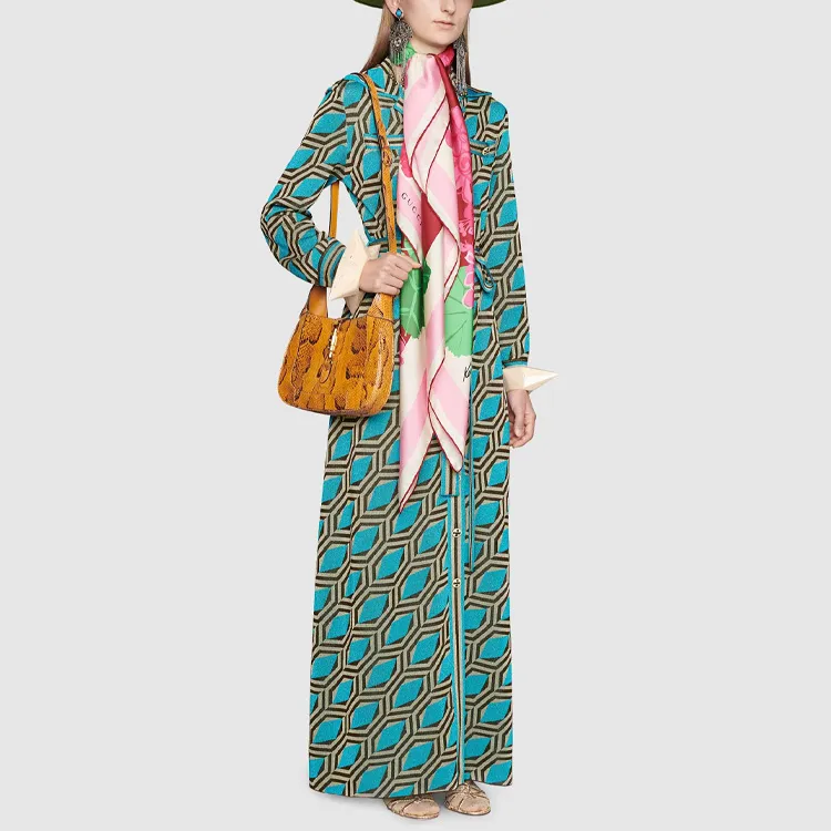 GUCCI Epilogue Series SS21 Long-Sleeved Dresses Women's Green-3