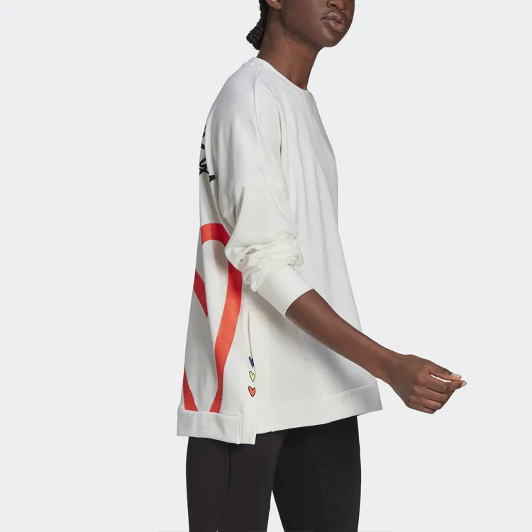 Adidas Sweatshirts Women's Bright White-3