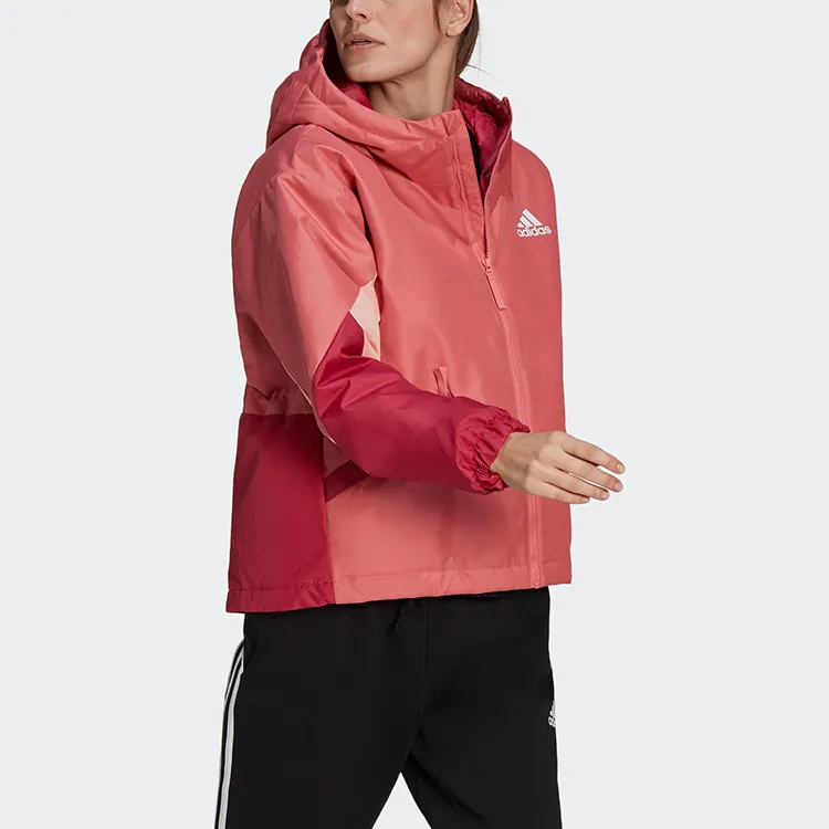 Adidas Puffer Jacket Winter Women's Rose Red-4