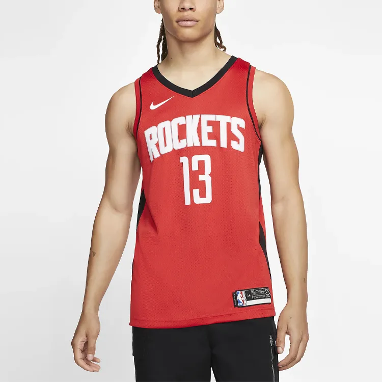 Nike Nike X NBA Basketball Jerseys Men's Red-2