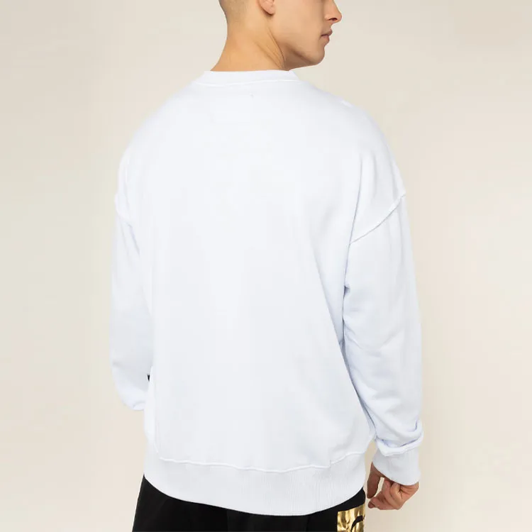 VERSACE JEANS COUTURE Crew Neck Regular Sweatshirt Men's White-3