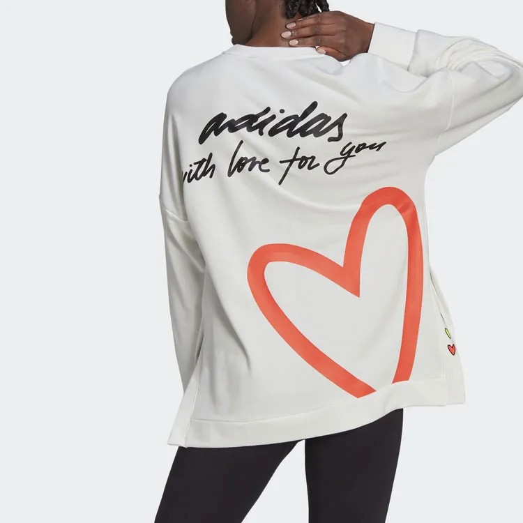 Adidas Sweatshirts Women's Bright White-2