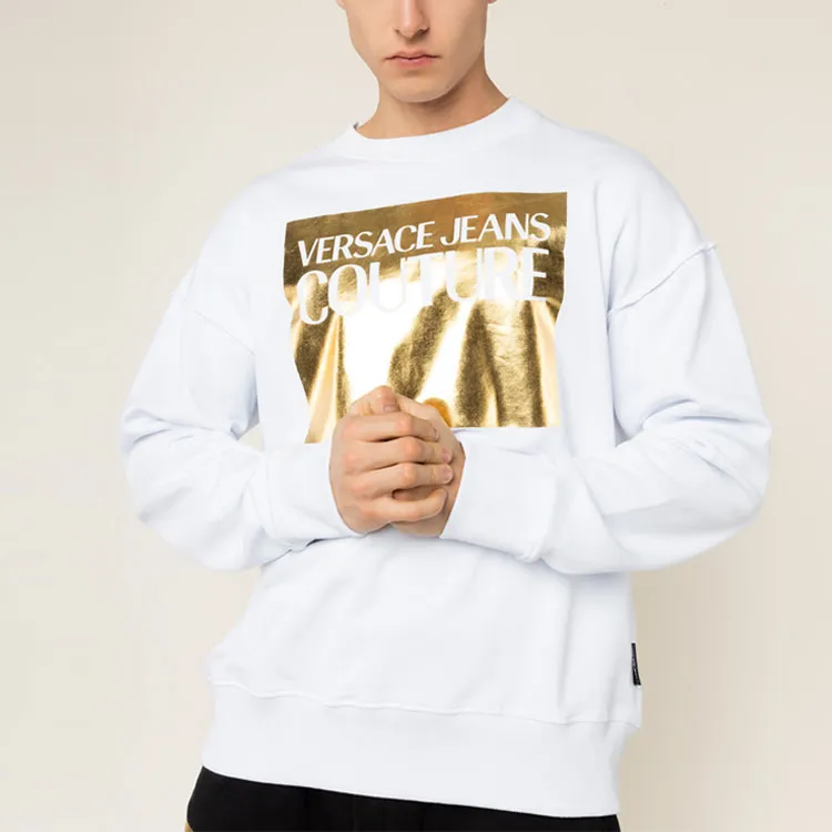 VERSACE JEANS COUTURE Crew Neck Regular Sweatshirt Men's White-2