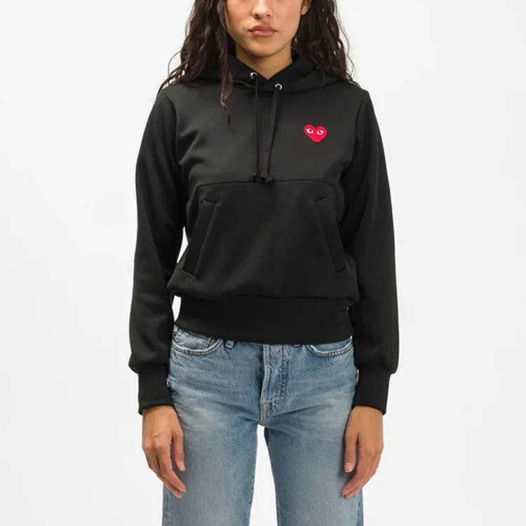 Comme Des Garçons Play Hoodie 'Black'-2