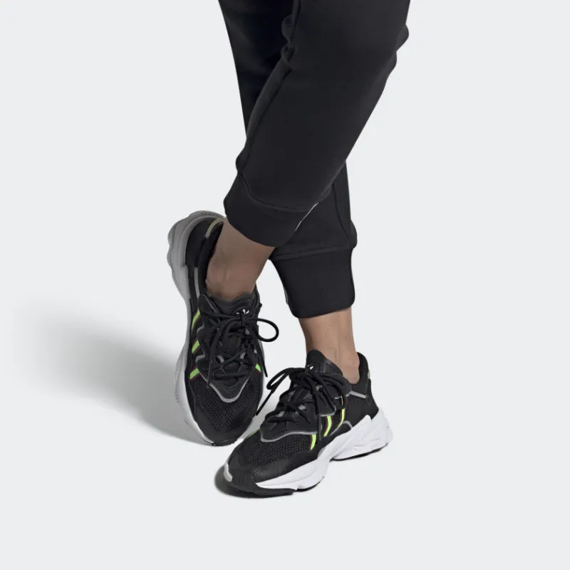 Adidas Ozweego Black Solar Green Women's-5
