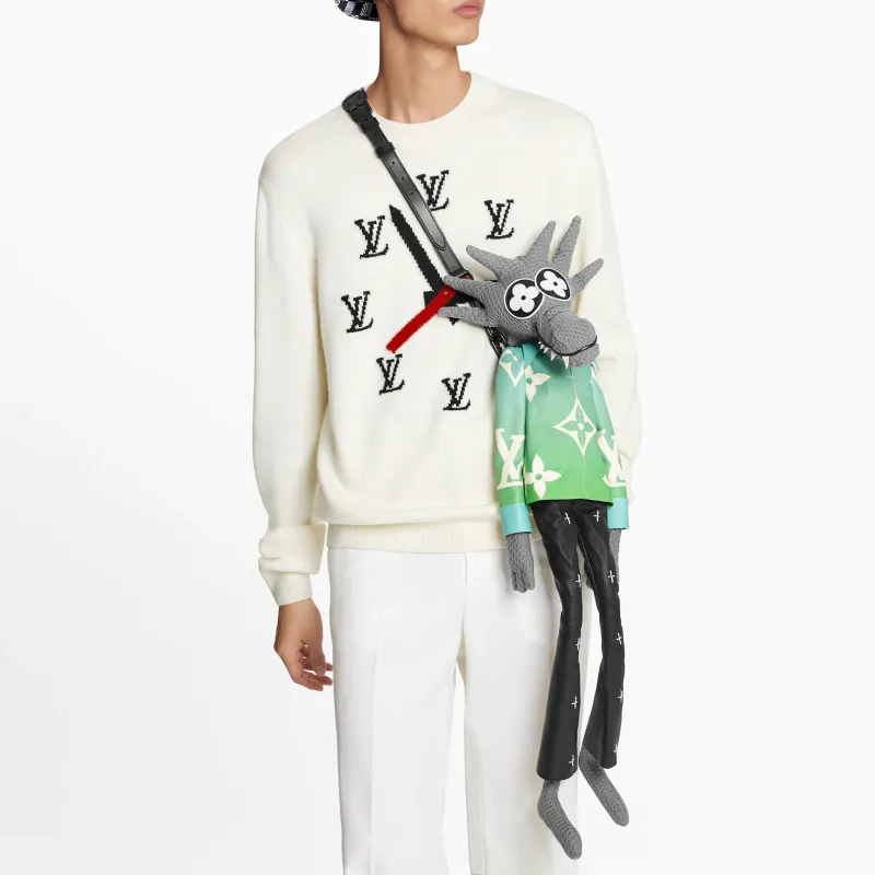 LOUIS VUITTON Croco Bag-6