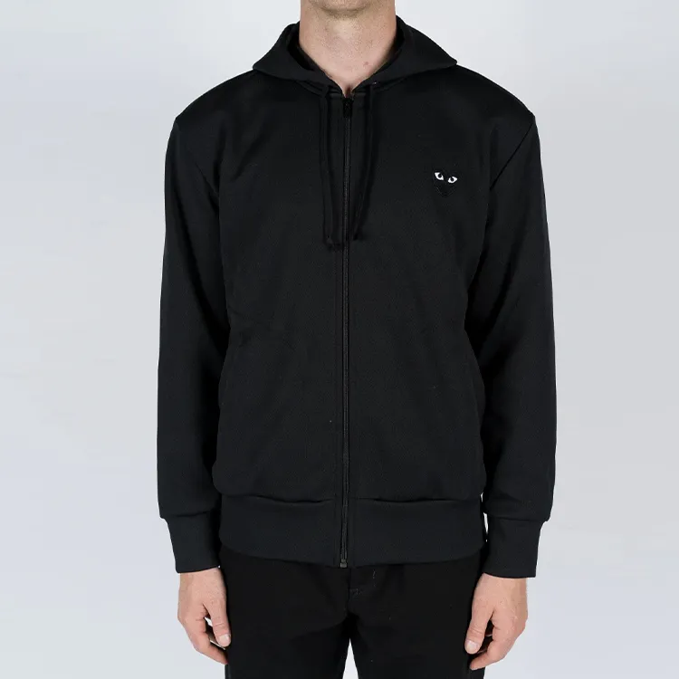 Comme Des Garcons Play Big Heart Zip Up Hoodie-3