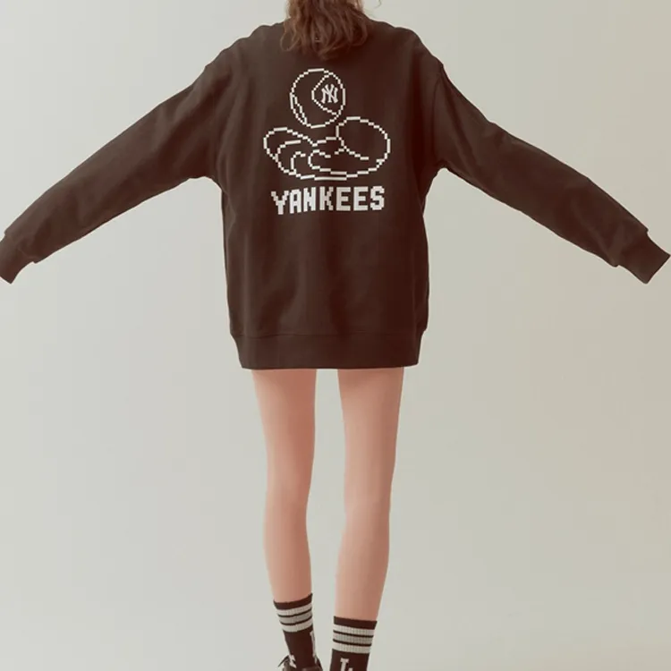 MLB New York Yankees Sweatshirt Women's Black-4