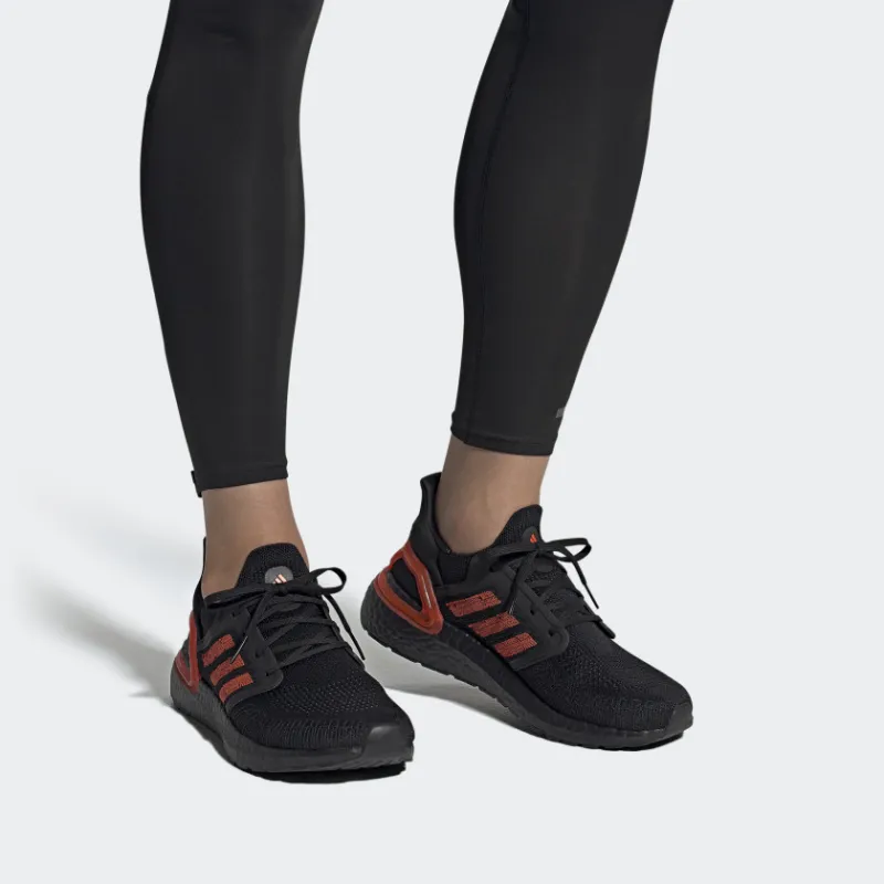 Adidas Ultra Boost 20 Black Solar Red-5